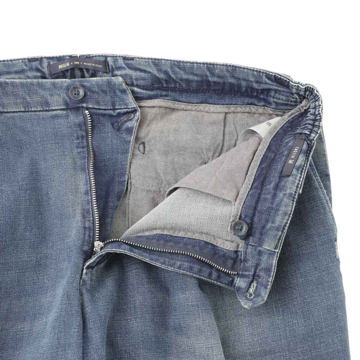 BRIGLIA 1949 ブリリア ツープリーツ パンツ/デニムパンツ/DNM