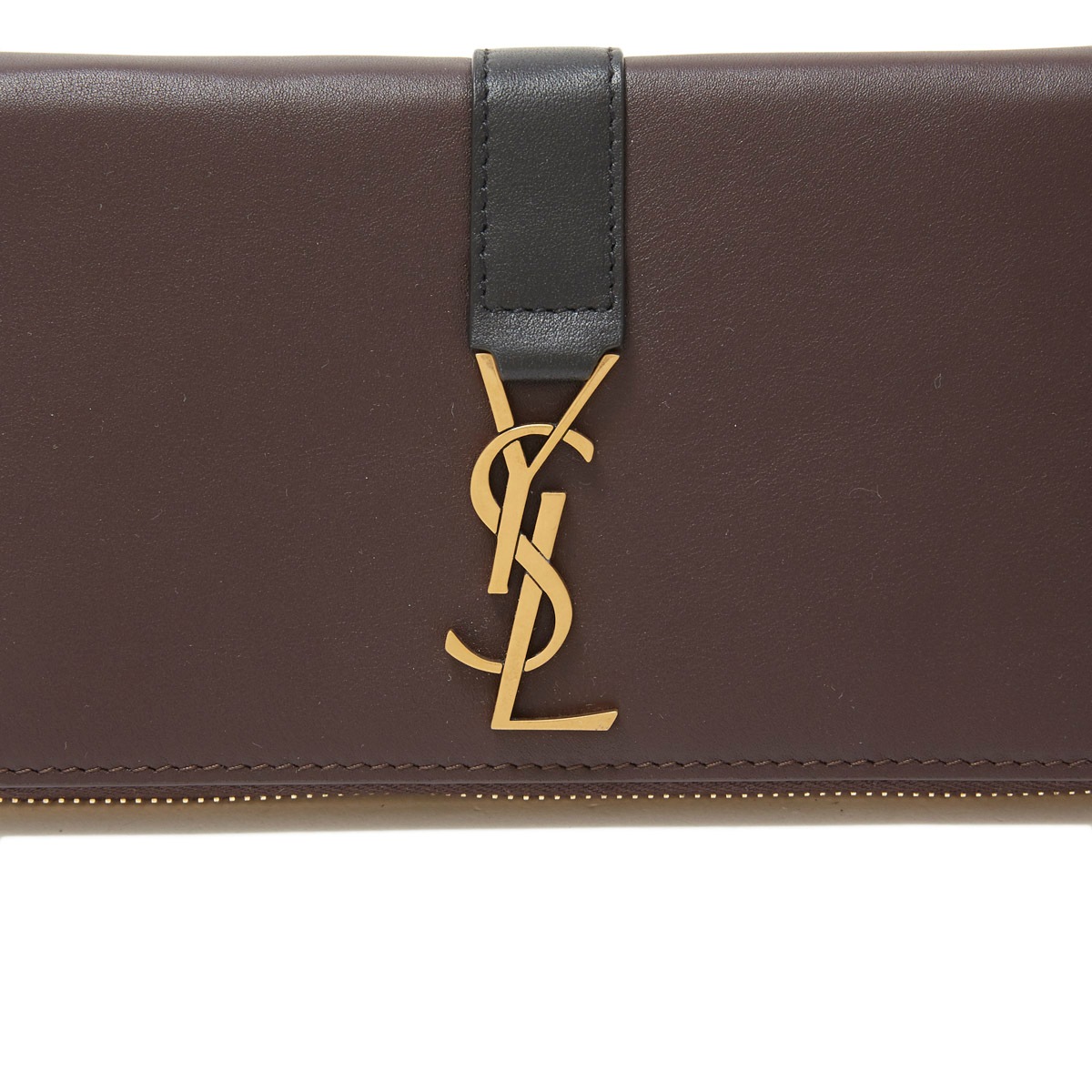 【アウトレット】SAINT LAURENT サンローラン ラウンドファスナー 長財布 小銭入れ付き レディース