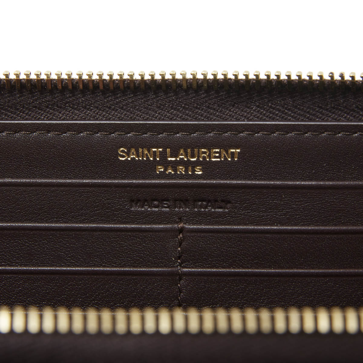 【アウトレット】SAINT LAURENT サンローラン ラウンドファスナー 長財布 小銭入れ付き レディース