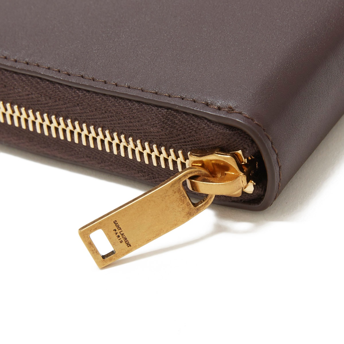 【アウトレット】SAINT LAURENT サンローラン ラウンドファスナー 長財布 小銭入れ付き レディース