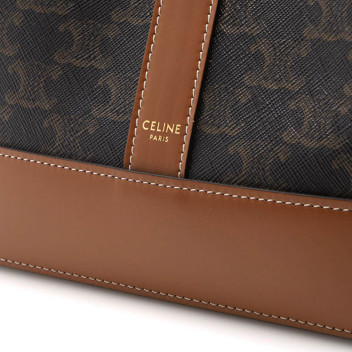 CELINE セリーヌ バケットバッグ/ショルダーバッグ/Midium Bucket TRIOMPHE CANVAS レディース