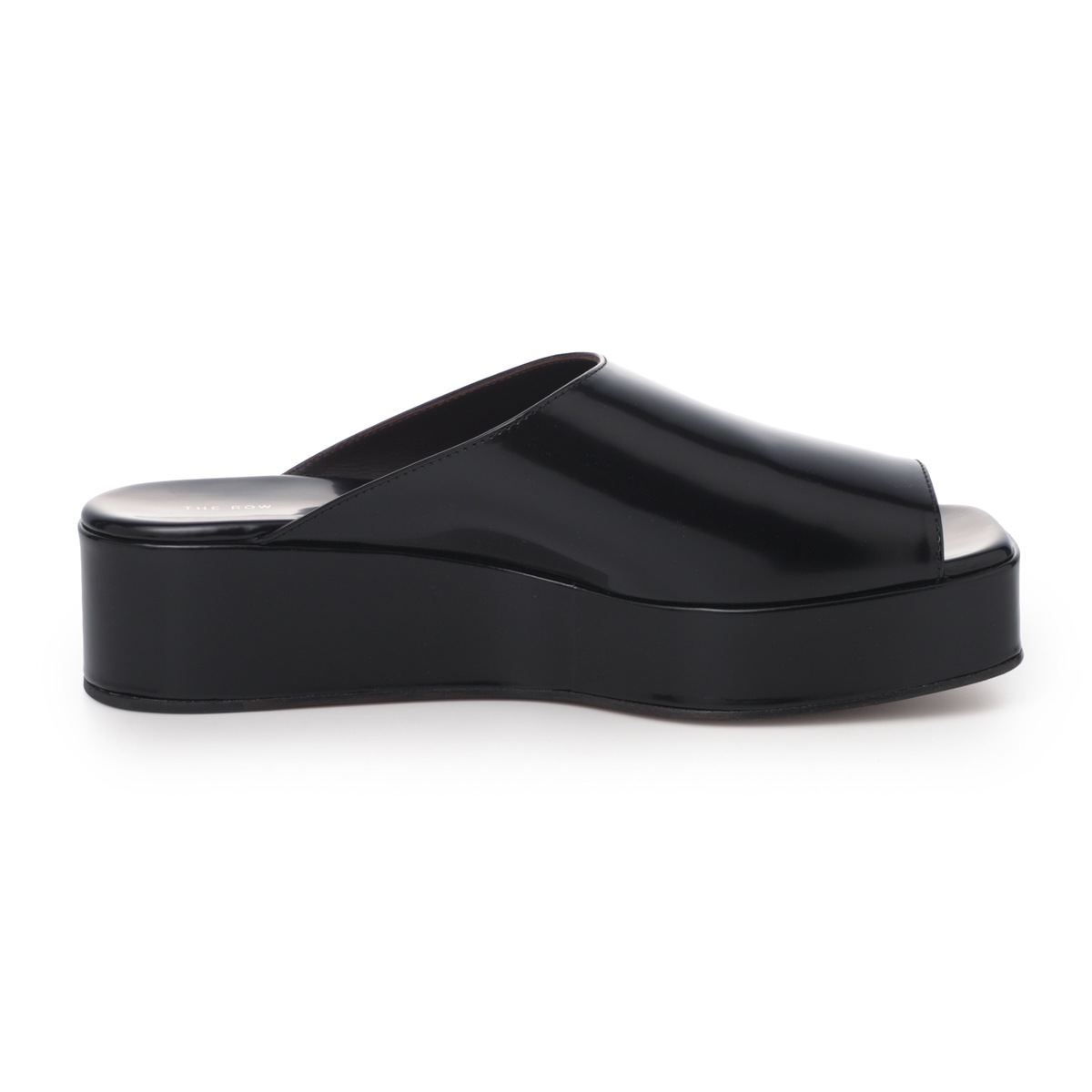 THE ROW サンダル f1597-l604-blk THE ROW ザ ロウ サンダル/EMI FLATFORM【大きいサイズあり