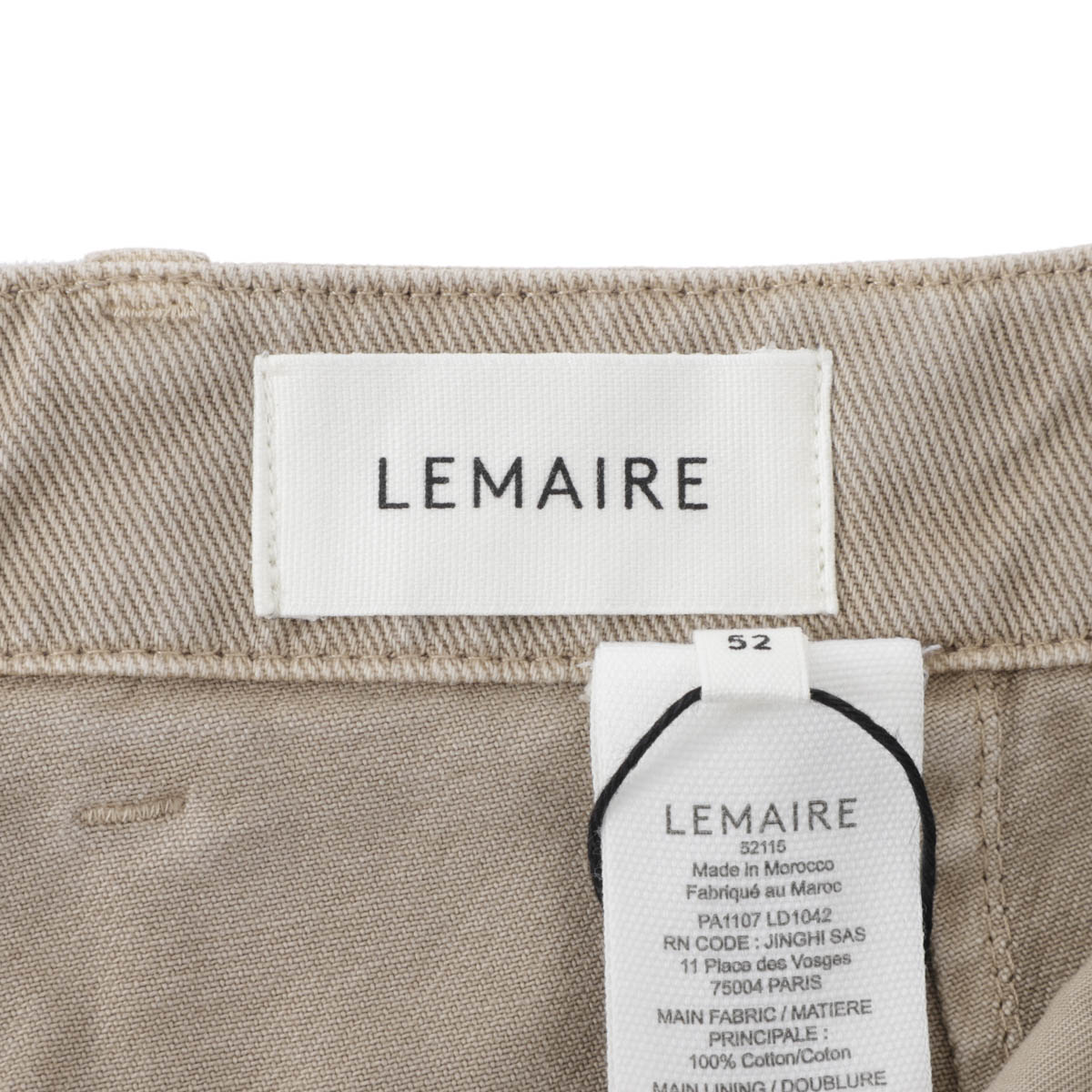 LEMAIRE ルメール ハーフパンツ/TWISTED SHORT メンズ | メンズ