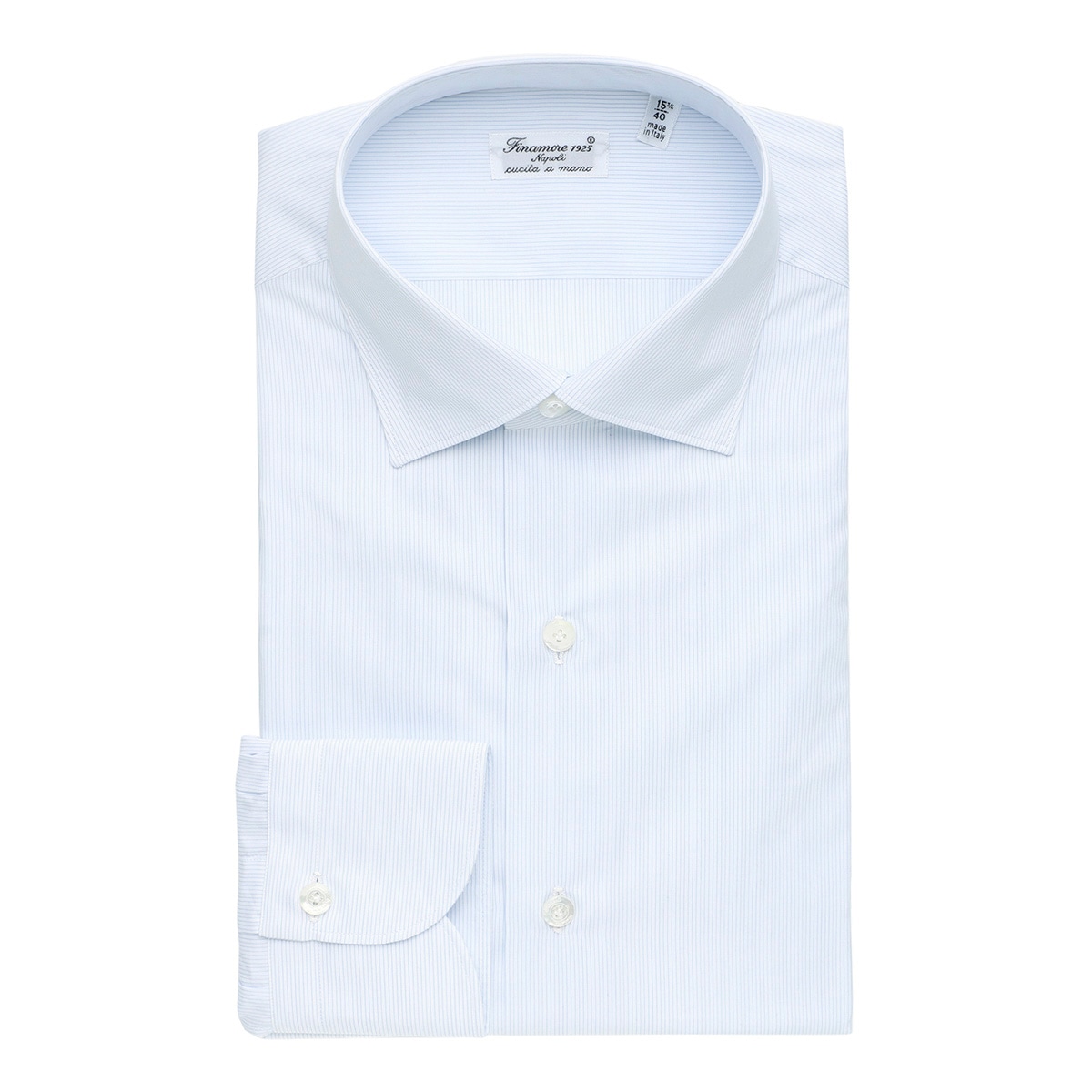 アウトレット】【ラスト1点】FINAMORE フィナモレ 長袖シャツ/LUIGI