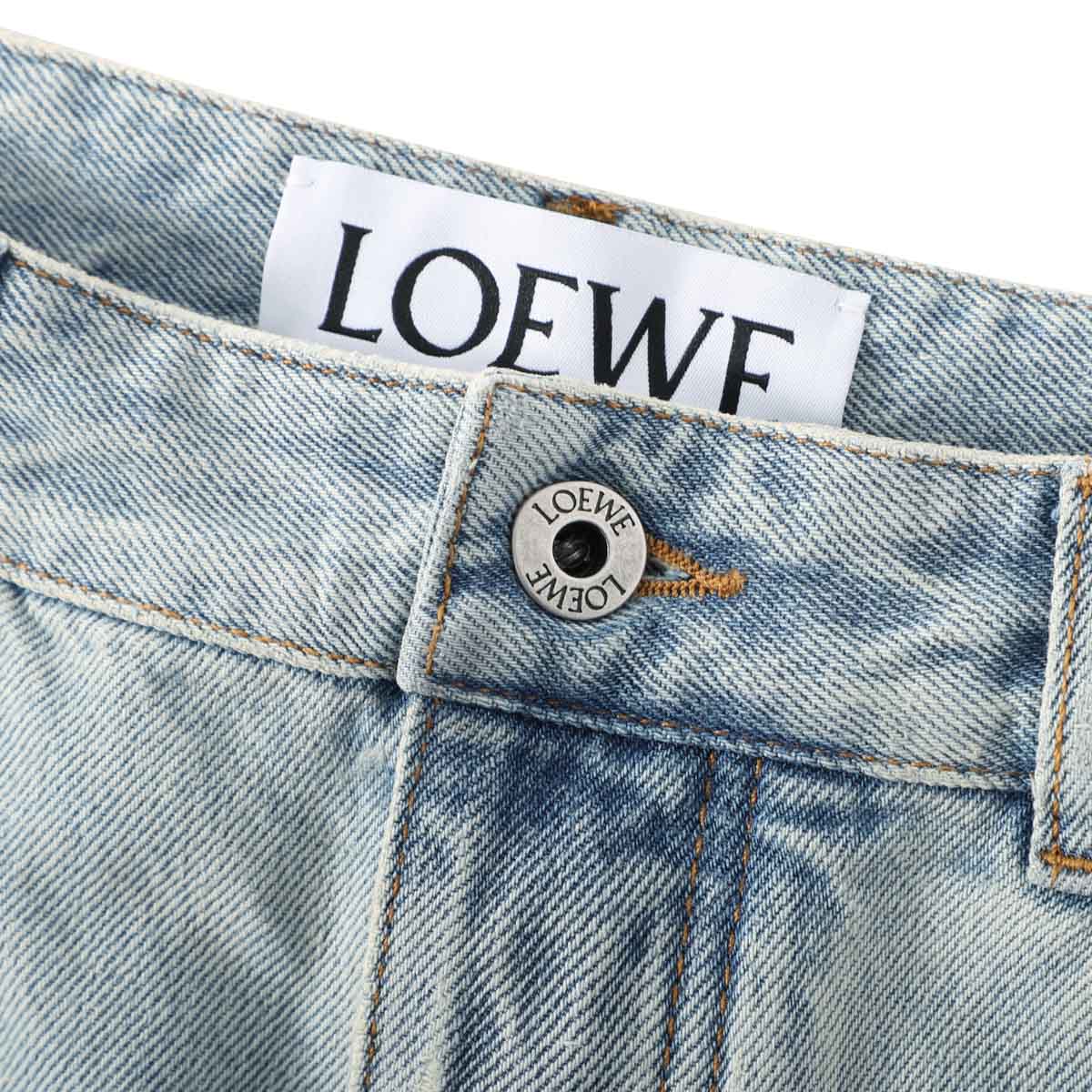LOEWE ロエベ ボタンフライジーンズ/シンチバック ジーンズ メンズ