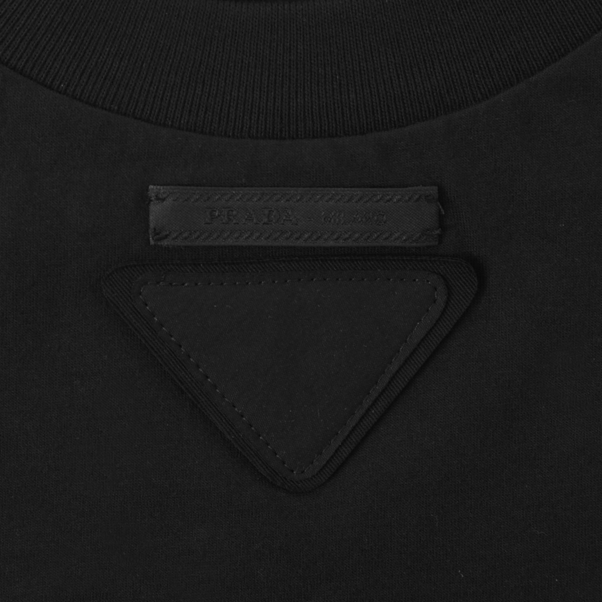 PRADA プラダ クルーネックTシャツ/SHAPEABLE COTTON T-SHIRT