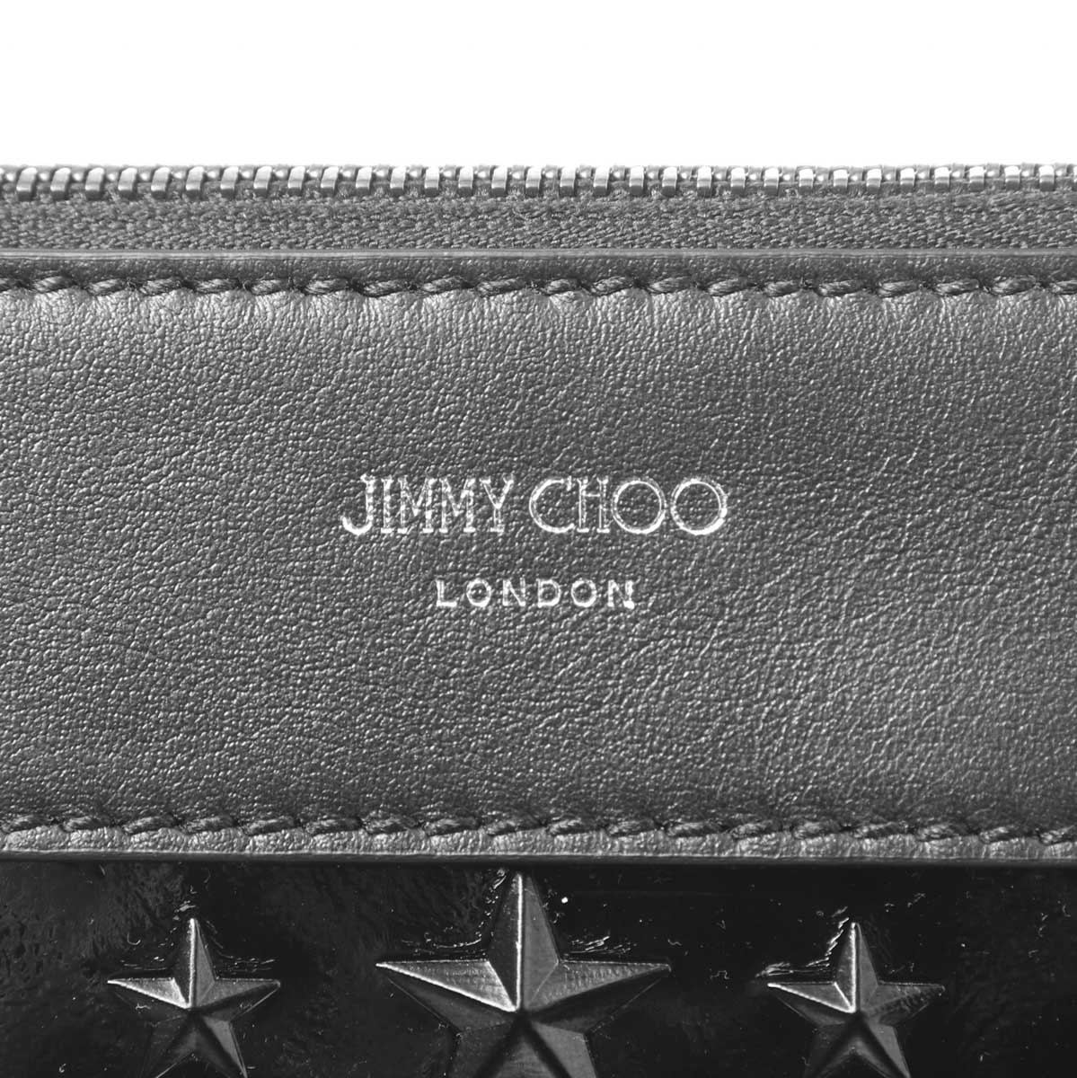 JIMMY 【JIMMY CHOO】クロスボディバッグ クラッチ KIMI-N 黒 保存袋付 CHOO ジミーチュウ クロスボディバッグ&frasl;クラッチバッグ&frasl;KIMI-N