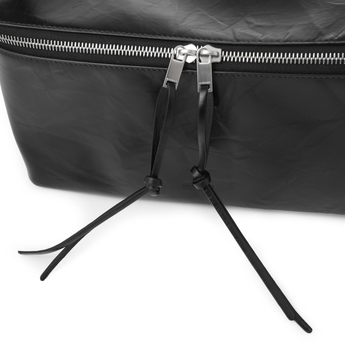 未使用級✨ジルサンダー 2way ボストン ショルダーバッグ 筒型 黒 アウトレット】JIL SANDER ジルサンダー ショルダーバッグ/クロス