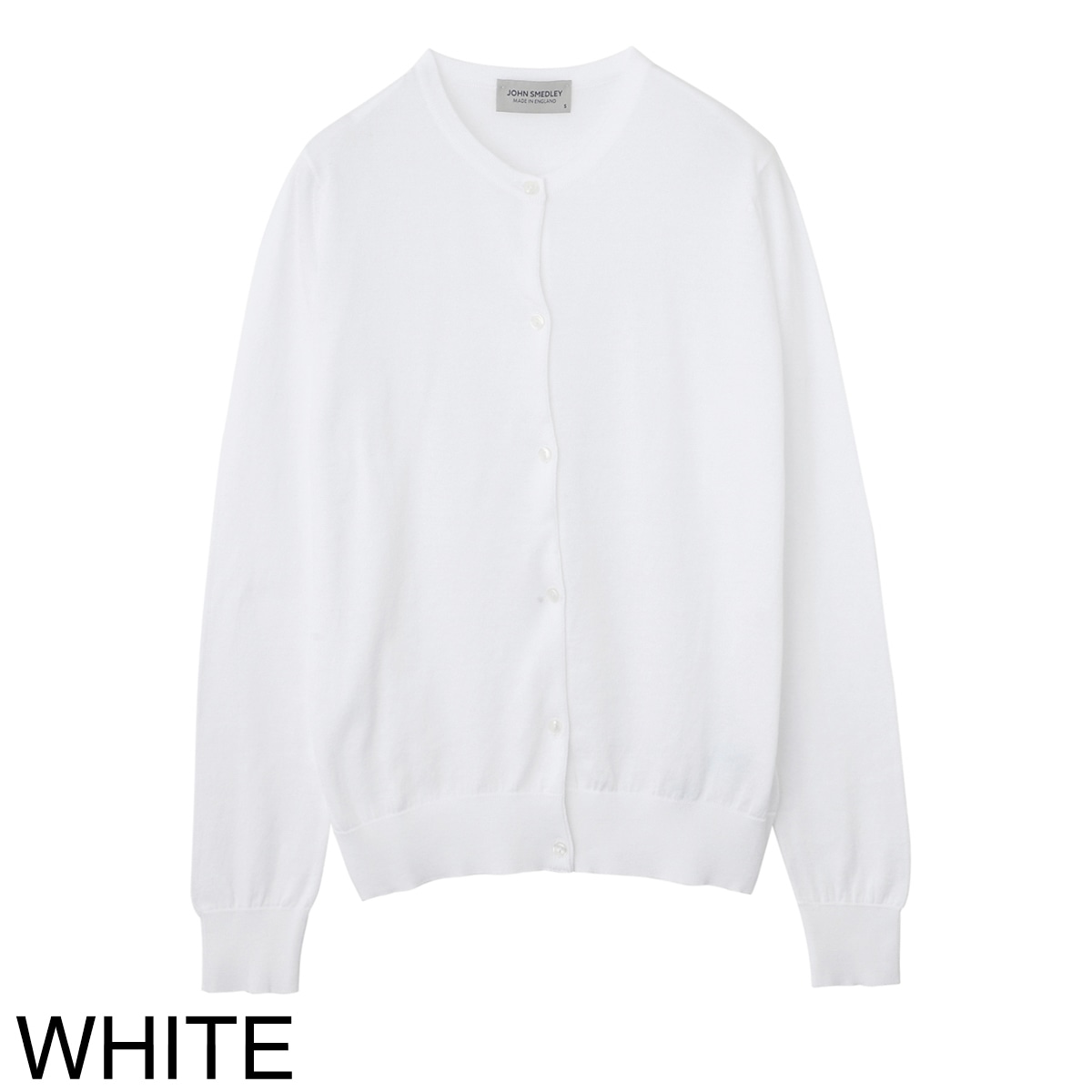 JOHN SMEDLEY ジョンスメドレー クルーネック カーディガン/ELINOR JOHN SMEDLEY ジョンスメドレー クルーネック カーディガン/ELINOR