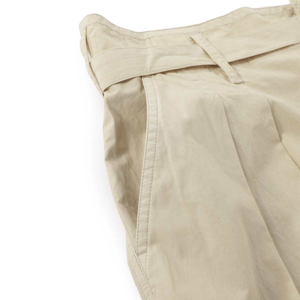 [あす着] ルメール LEMAIRE コットンパンツ メンズ BELTED PLEATED PANTS LEMAIRE ルメール コットンパンツ/BELTED PLEATED PANTS メンズ