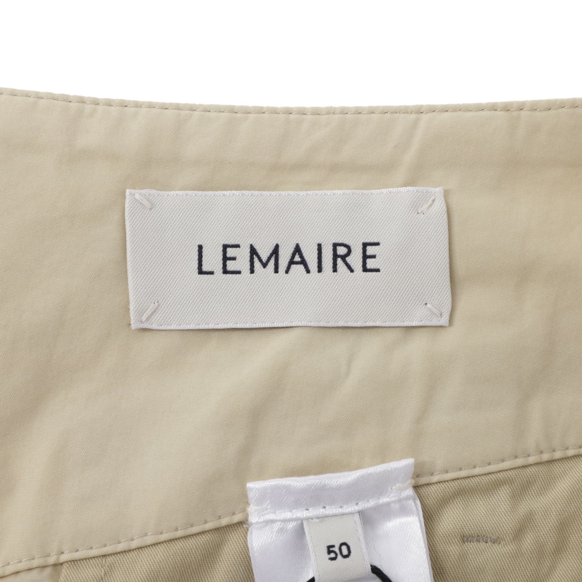 LEMAIRE ルメール コットンパンツ/BELTED PLEATED PANTS メンズ