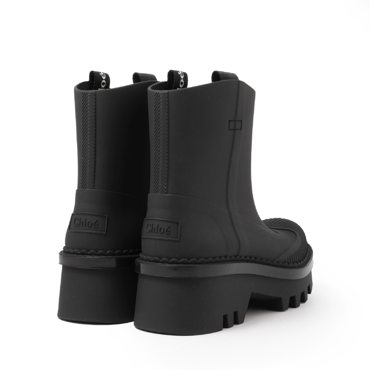 Chloe ブラック Raina ブーツ アウトレット】Chloe クロエ レインブーツ/RAINA レディース