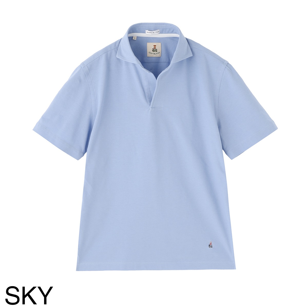 GUY ROVER ギローバー 半袖ポロシャツ/スキッパーポロシャツ/JERSEY メンズ