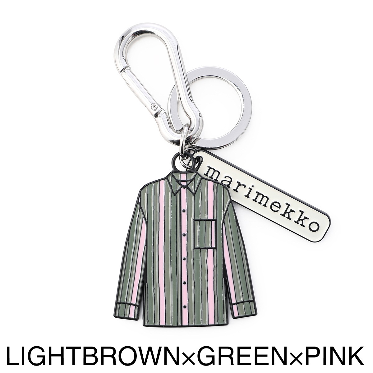 『ネコポス対応(3点まで)』marimekko マリメッコ キーリング/Vekku Kioski Key chain レディース