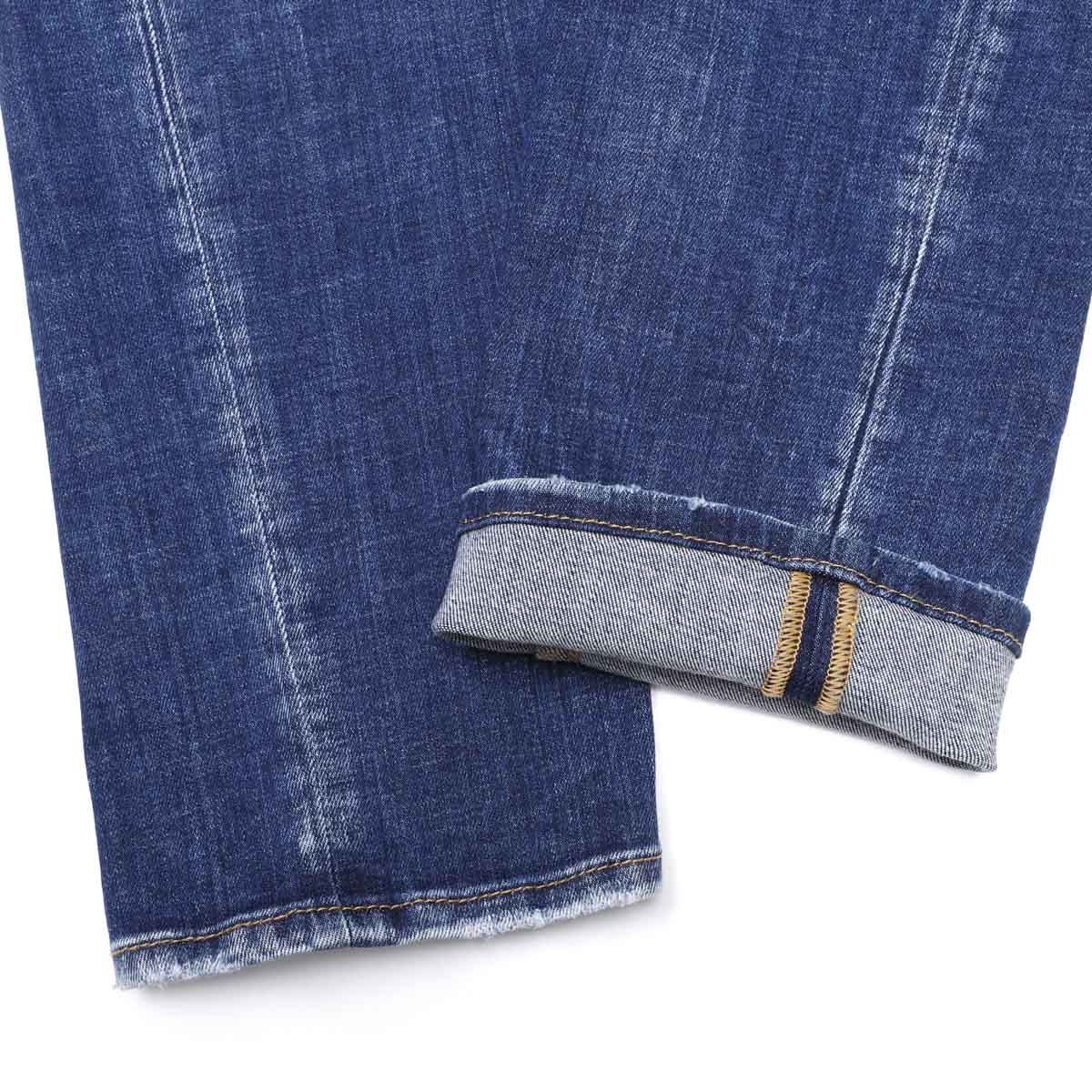 DSQUARED2 ディースクエアード ボタンフライジーンズ/MEDIUM SLASH WASH SEXY TWIST JEANS メンズ