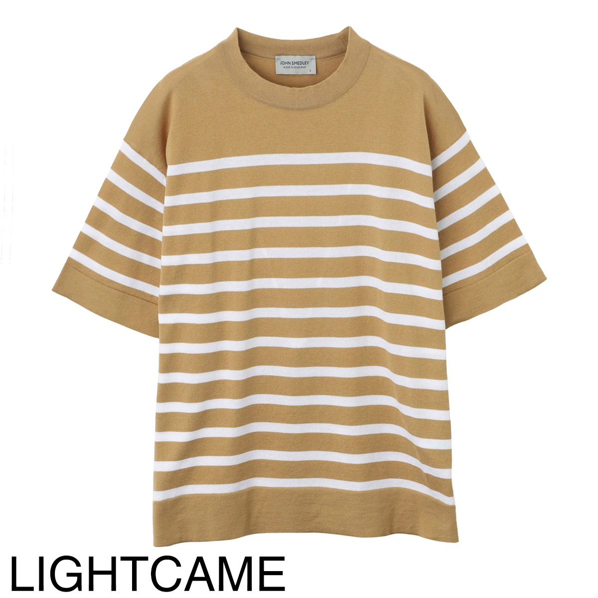 ジョンスメドレー シーアイランドコットン 30ゲージ モックネック 半袖 XL 30％OFF】JOHN SMEDLEY（ジョンスメドレー） シーアイランド