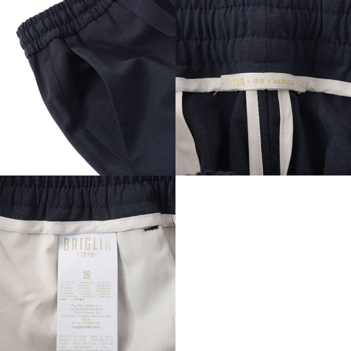BRIGLIA 1949 ブリリア イージーパンツ/WIMBLEDON S メンズ | メンズ