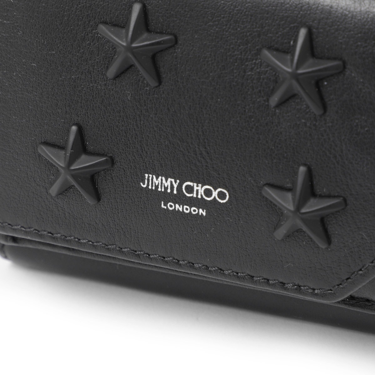 JIMMY CHOO ジミーチュウ 3つ折り財布 小銭入れ付き/コンパクトウォレット/Beale メンズ