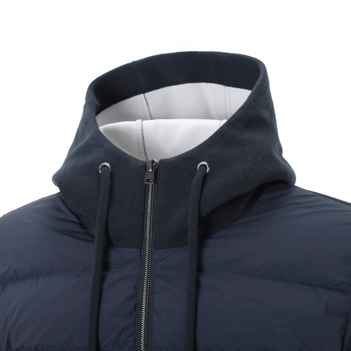 アウトレット】HERNO ヘルノ ダウン切り替え ジップアップパーカ/HERNO