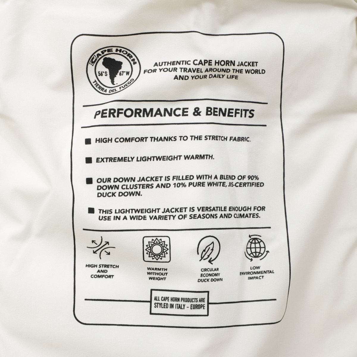 CAPE HORN ケープホーン ダウンジャケット/SALTA MURMASKI【大きいサイズあり】 レディース