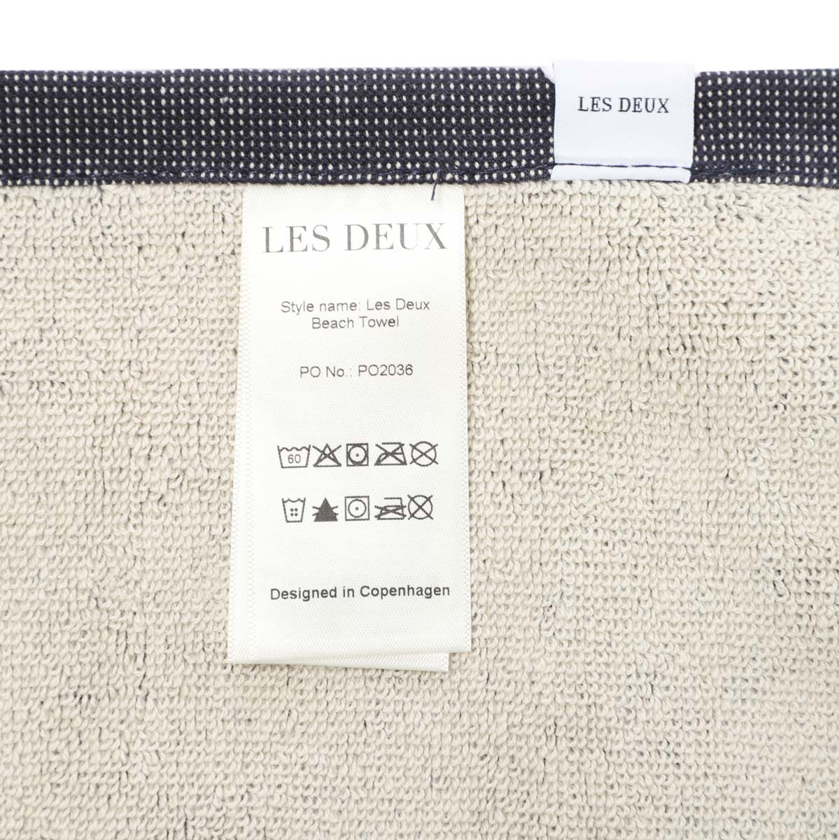 【アウトレット】Les Deux レドゥ ビーチタオル メンズ