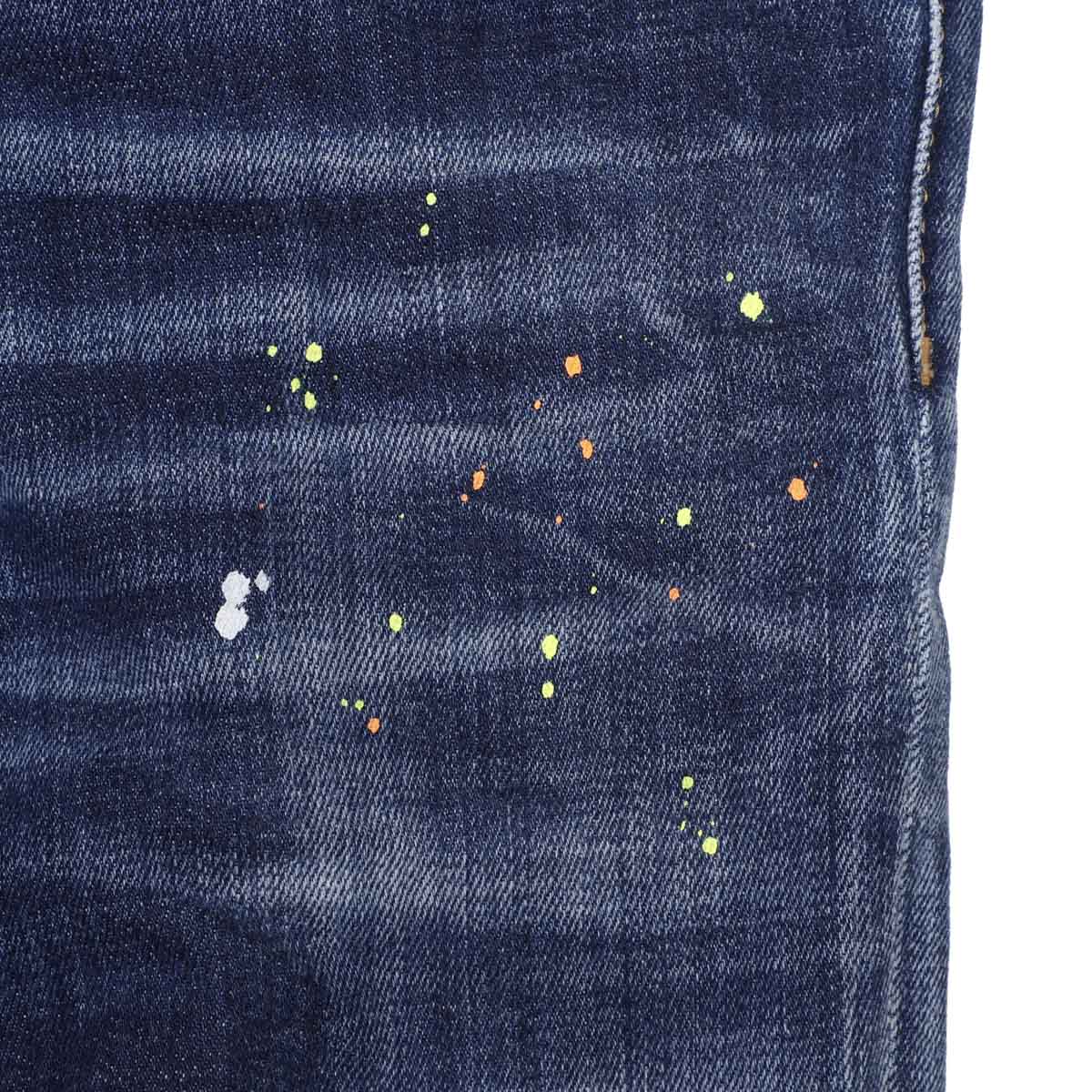 DSQUARED2 ディースクエアード ボタンフライジーンズ/SKATER JEANS 