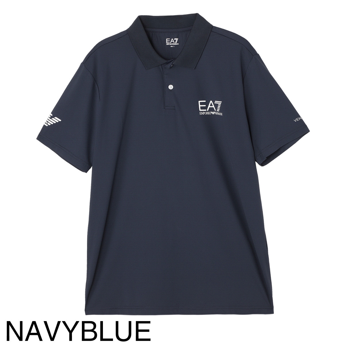 粒*君様 EMPORIO ARMANI ネイビー ポロシャツ XXL 粒*君様 EMPORIO