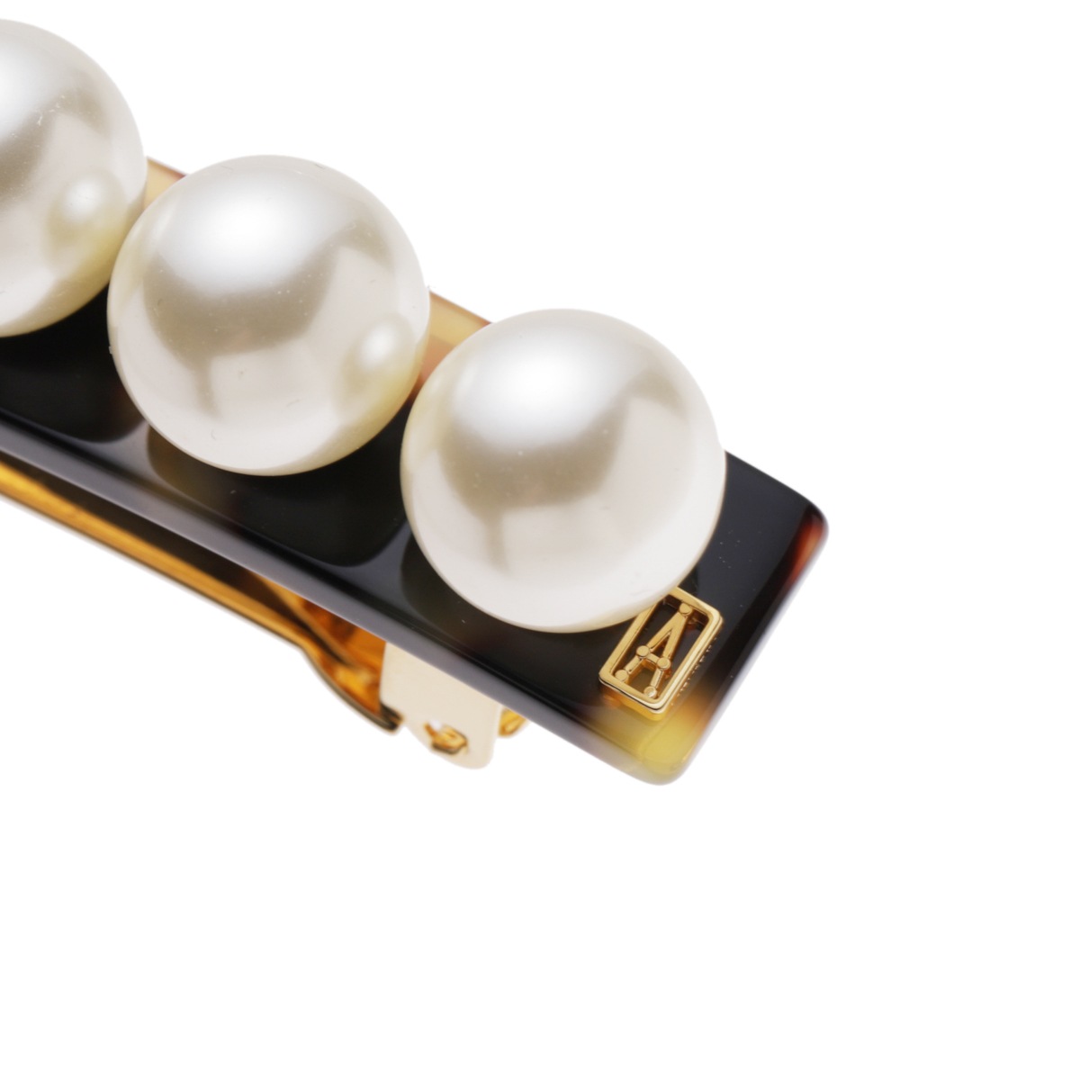 ALEXANDRE DE PARIS アレクサンドルドゥパリ バレッタ/TIMELESS BARRETTE AUTO 8CM PERLEE レディース