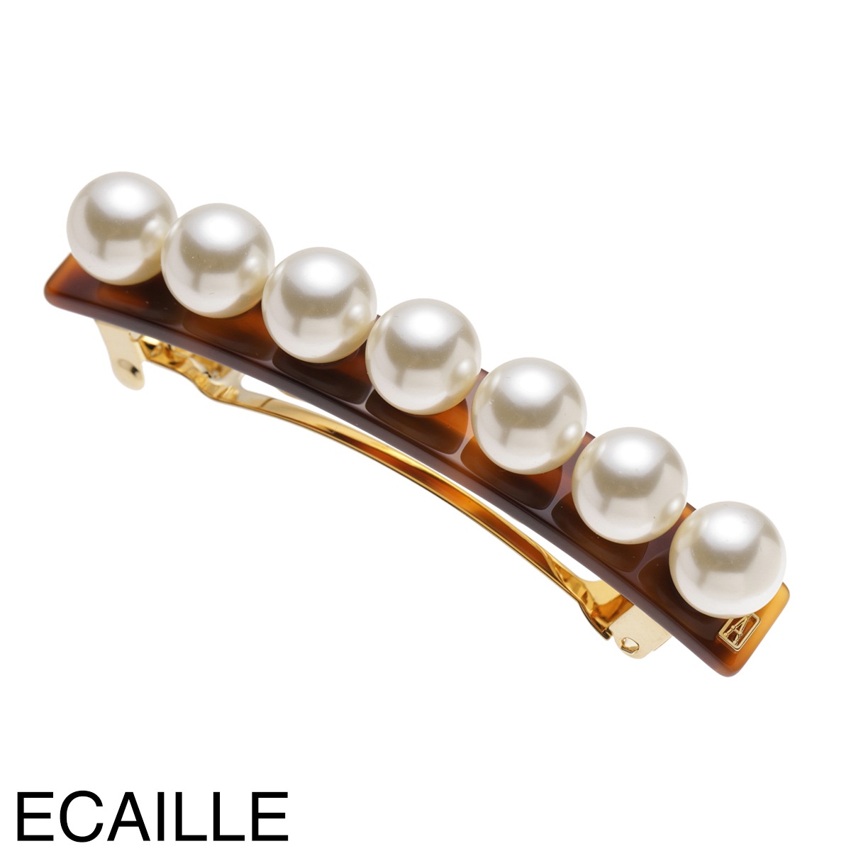 ALEXANDRE DE PARIS アレクサンドルドゥパリ バレッタ/TIMELESS BARRETTE AUTO 8CM PERLEE レディース