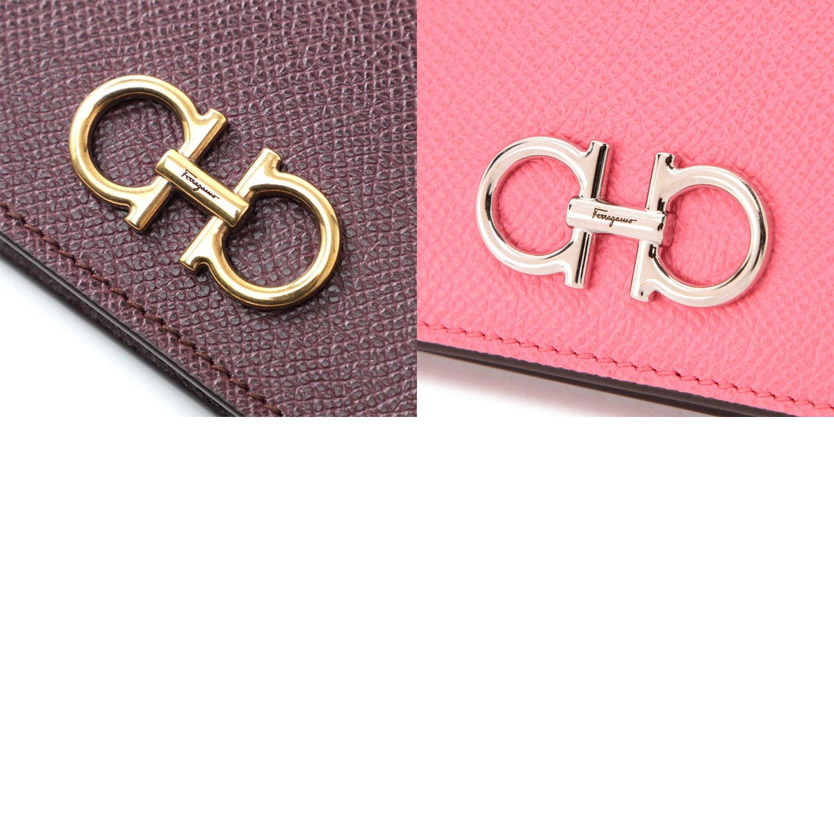 FERRAGAMO フェラガモ 2つ折り財布 小銭入れ付き レディース