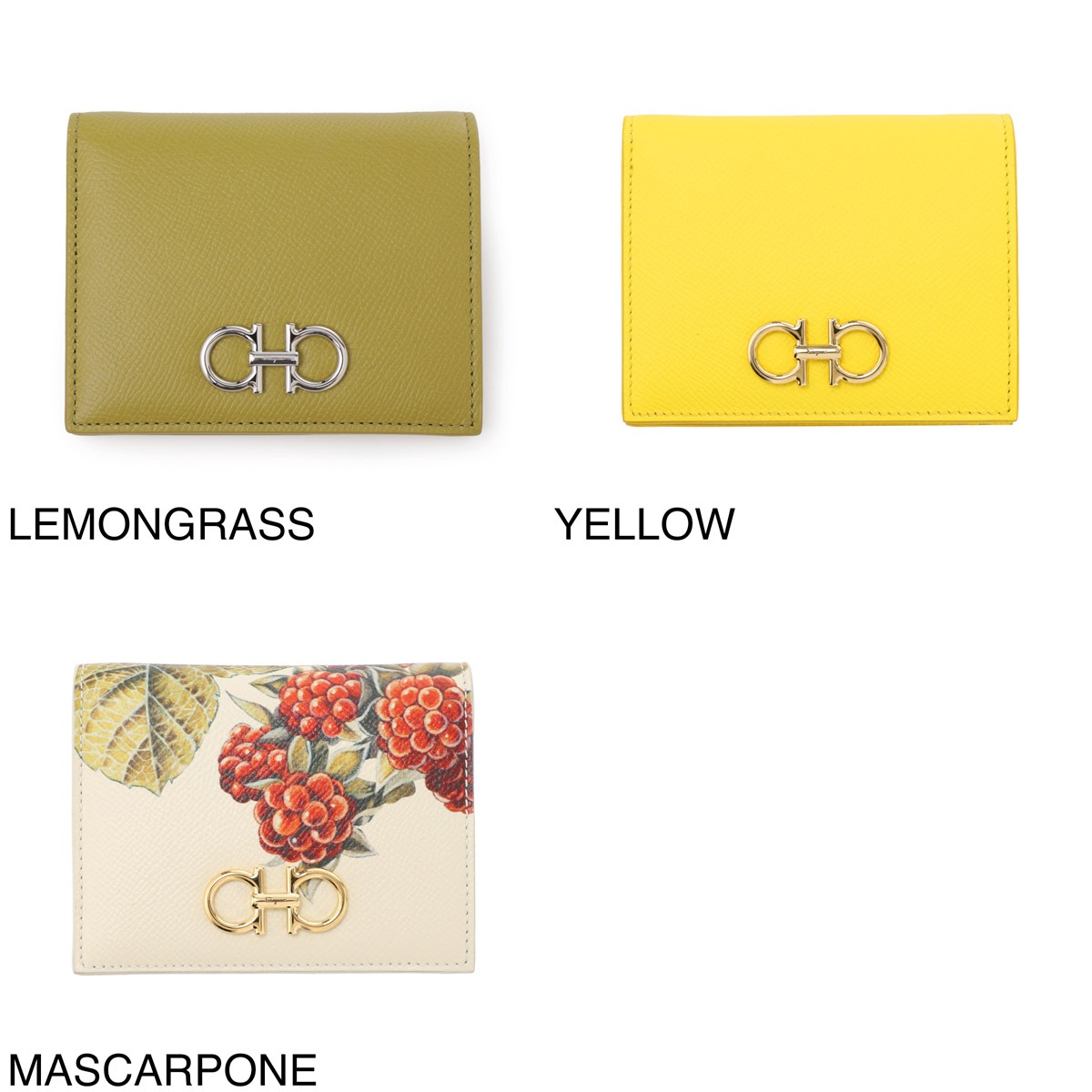 FERRAGAMO フェラガモ 2つ折り財布 小銭入れ付き レディース