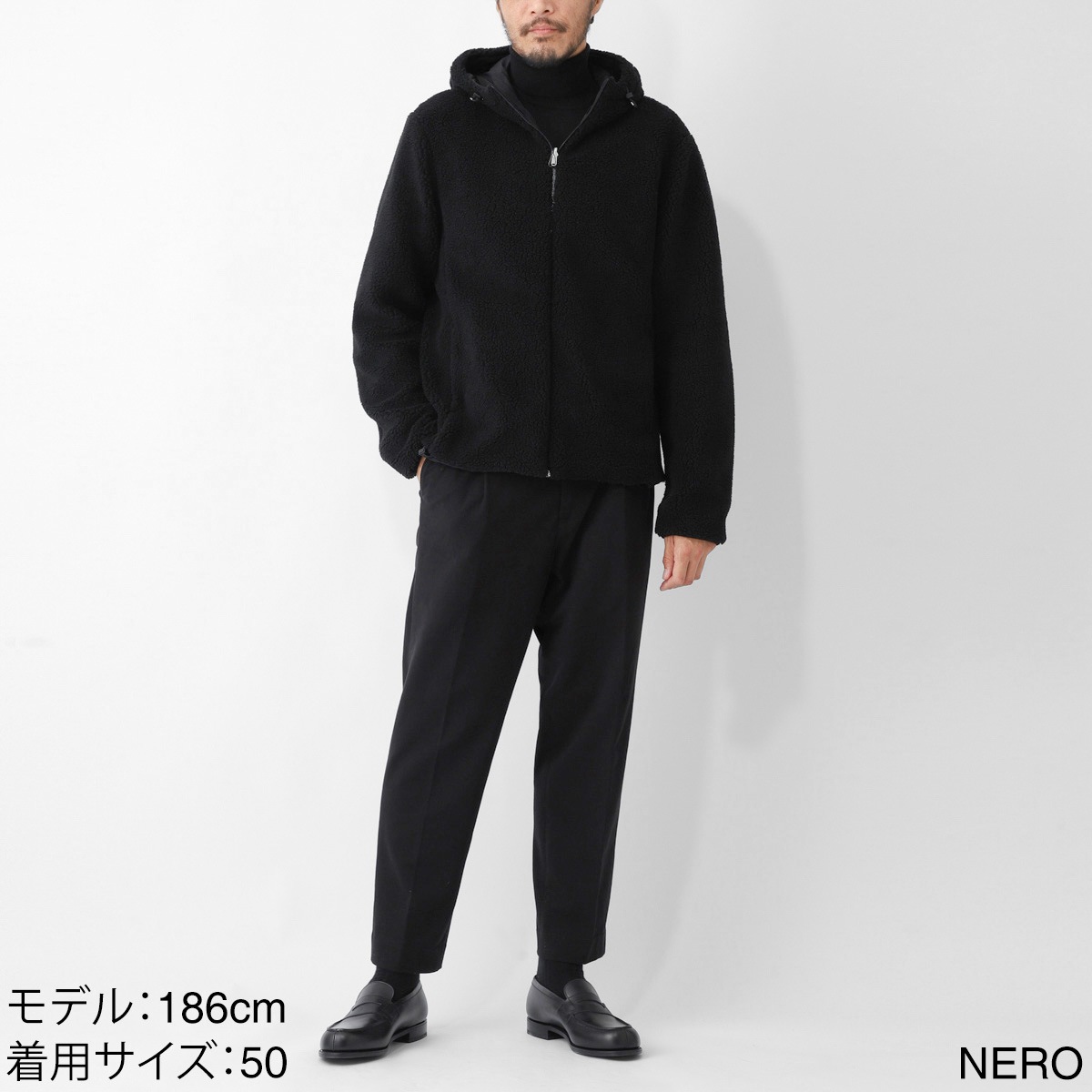 HERNO ヘルノ ボアジャケット/ボアブルゾン【大きいサイズあり】 メンズ