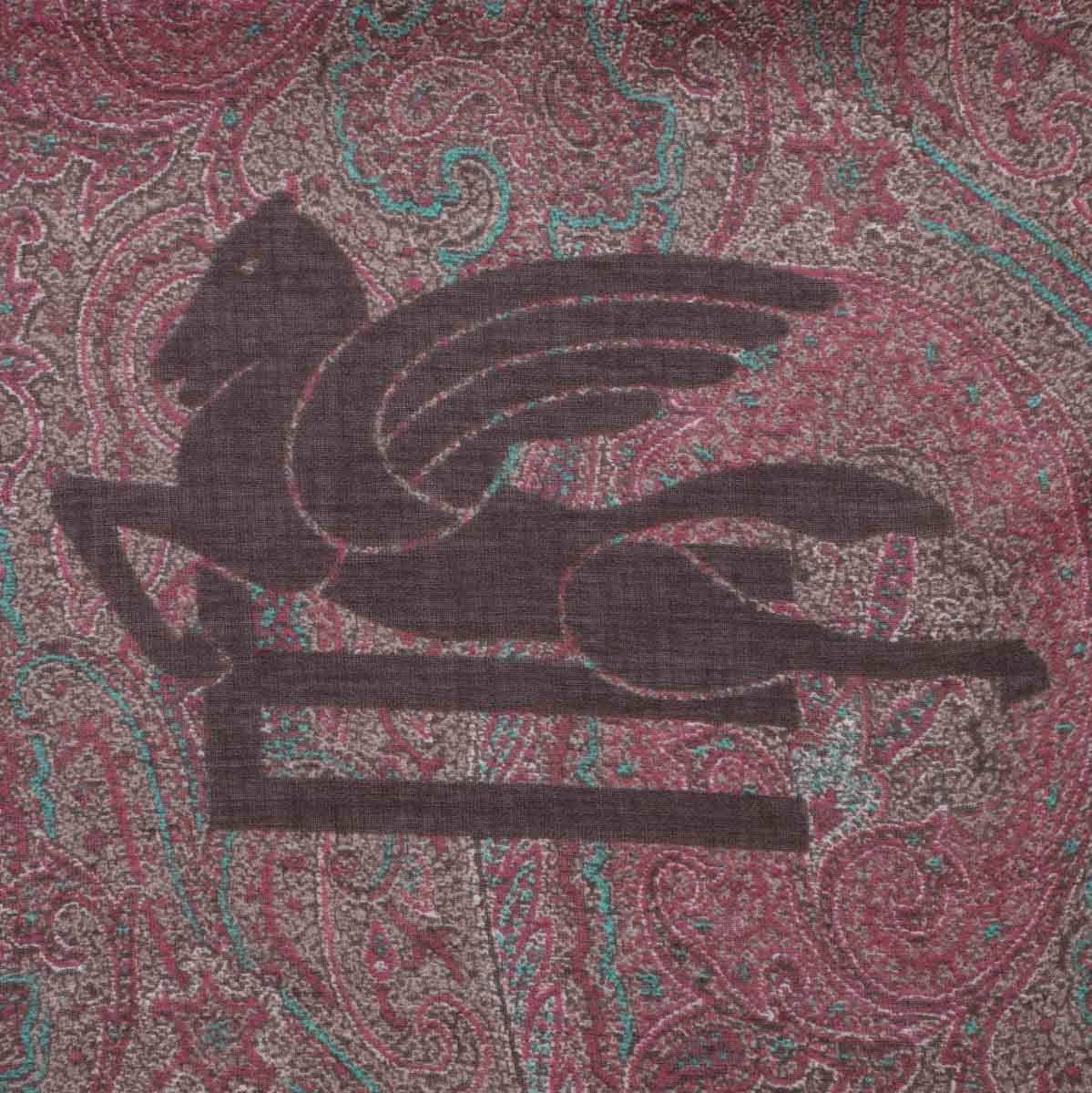 ETRO エトロ ロゴパターン ストール イタリア製 ETRO エトロ ストール メンズ | メンズ・ブランド一覧,□ E,ETRO