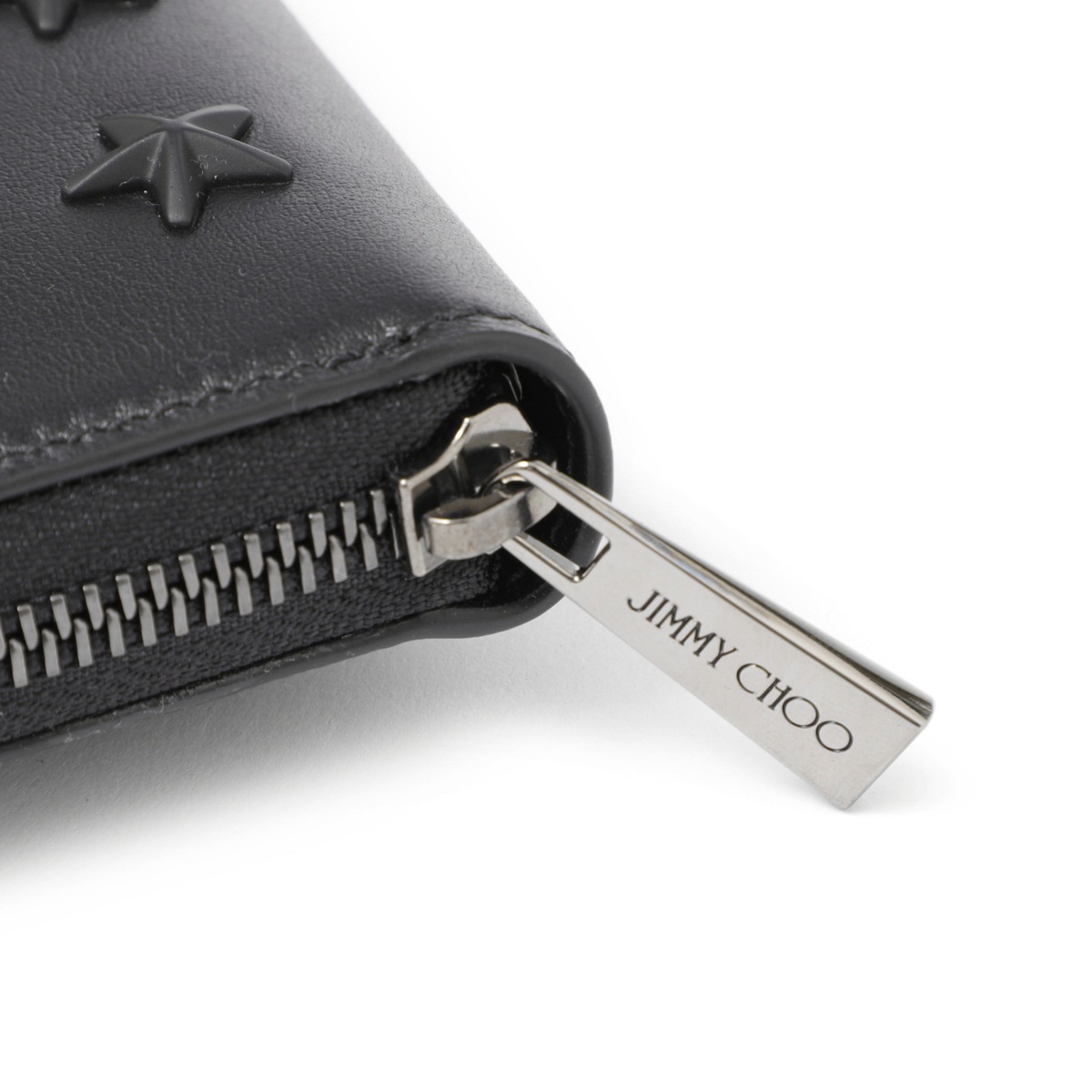 JIMMY CHOO ジミーチュウ ラウンドファスナー長財布 小銭入れ付き/ロングウォレット/Carnaby S メンズ