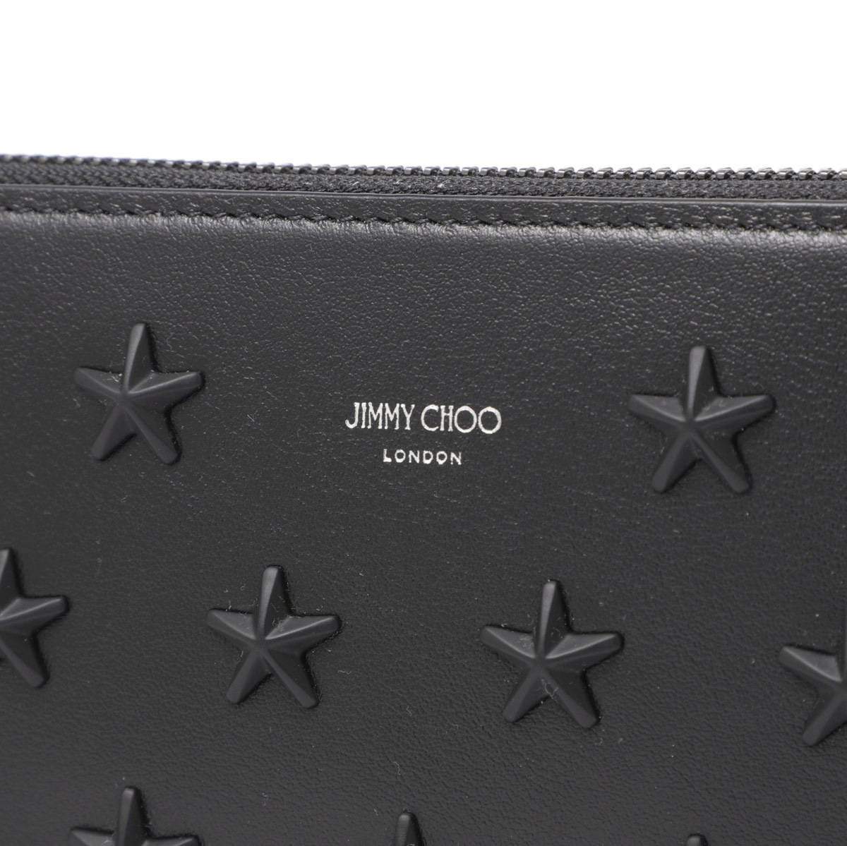JIMMY CHOO ジミーチュウ ラウンドファスナー長財布 小銭入れ付き/ロングウォレット/Carnaby S メンズ