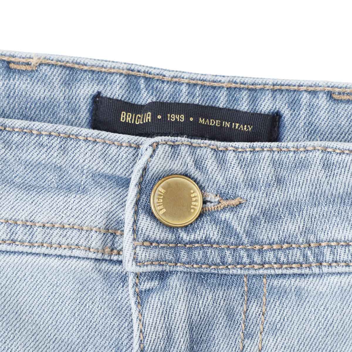 BRIGLIA 1949 ブリリア ジップフライジーンズ/DNM NEWMAN EASY FIT