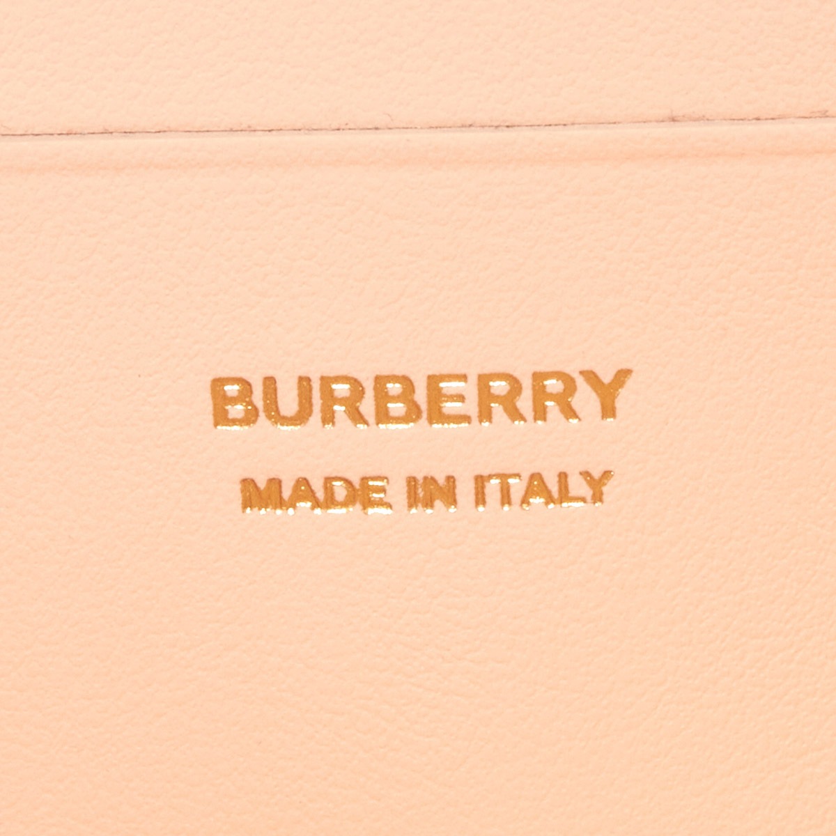 バーバリー ロゴ コインケース オレンジ マルチカラー レザー  