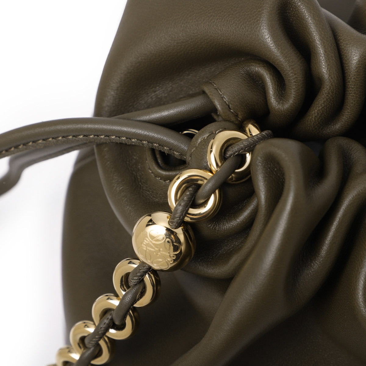 ◆LOEWE 最新作◆Flamenco パース ショルダーバッグ/Green◆ LOEWE ロエベ バケットバッグ 3WAY/ショルダーバッグ/FLAMENCO