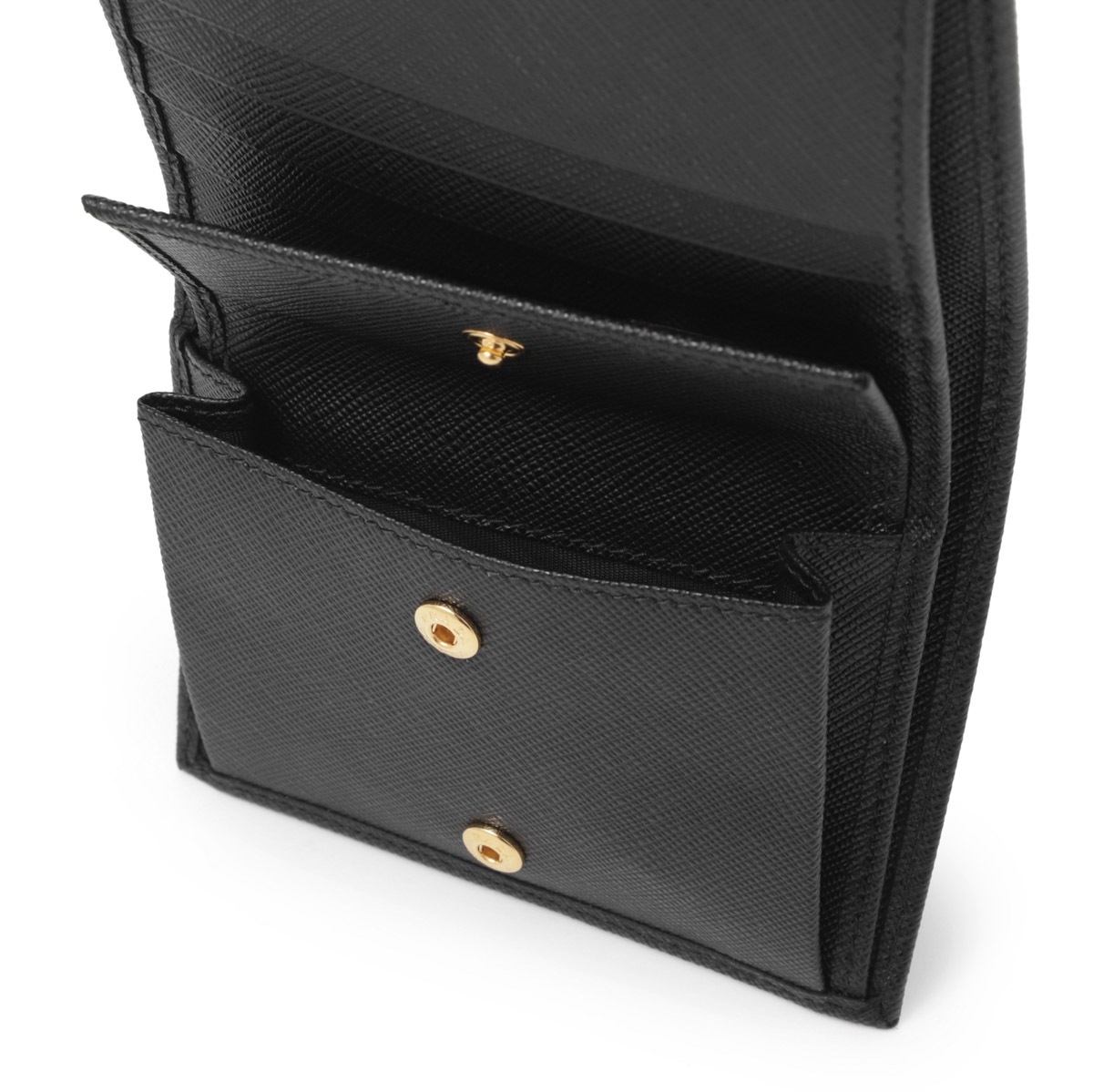 PRADA プラダ 2つ折り財布 小銭入れ付き/SAFFIANO METAL レディース 