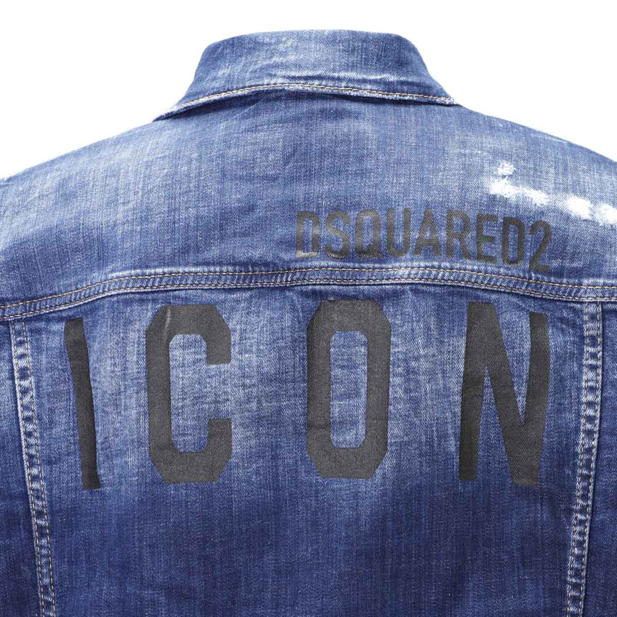 【決算SALE】【アウトレット】DSQUARED2 ディースクエアード デニムジャケット/ICON DAN JEAN JACKET メンズ