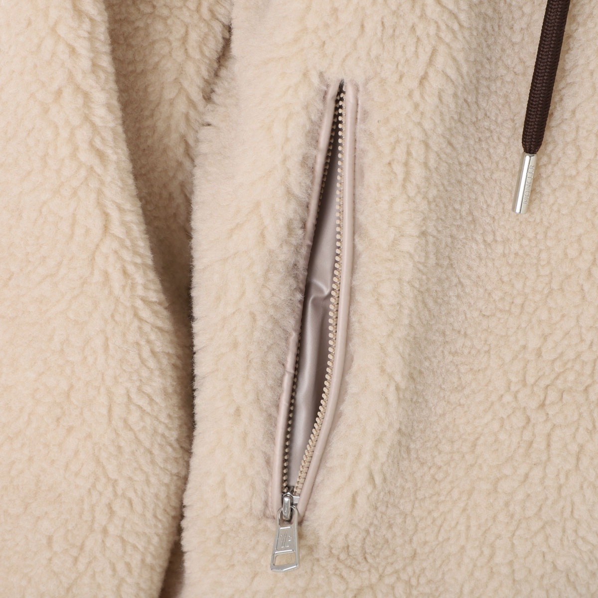 MONCLER モンクレール フーデッドブルゾン/ボアジャケット メンズ