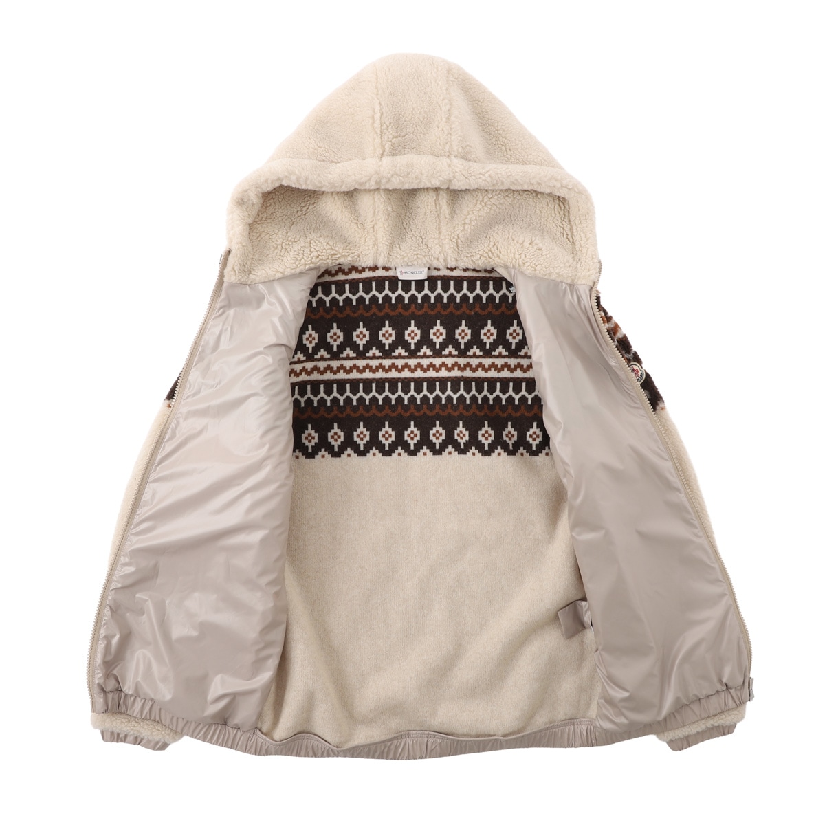 MONCLER モンクレール フーデッドブルゾン/ボアジャケット メンズ