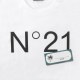 『ネコポス対応(1点まで)』N°21 ヌメロヴェントゥーノ クルーネックTシャツ/KIDS キッズ/ロゴTシャツ レディース