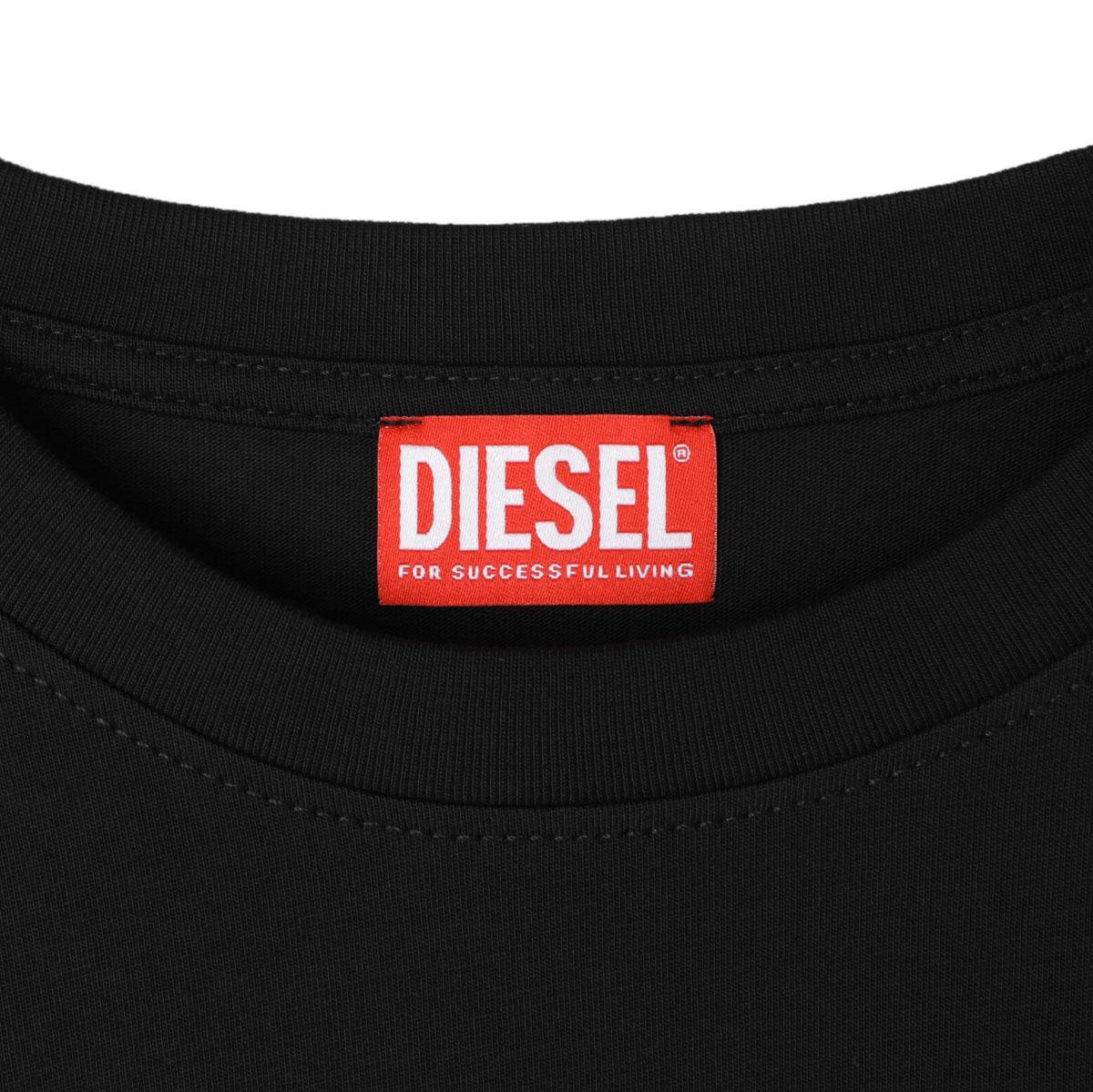 【アウトレット】【ラスト1点】DIESEL ディーゼル クルーネック 長袖Tシャツ/T-JUST-LS-L2 メンズ