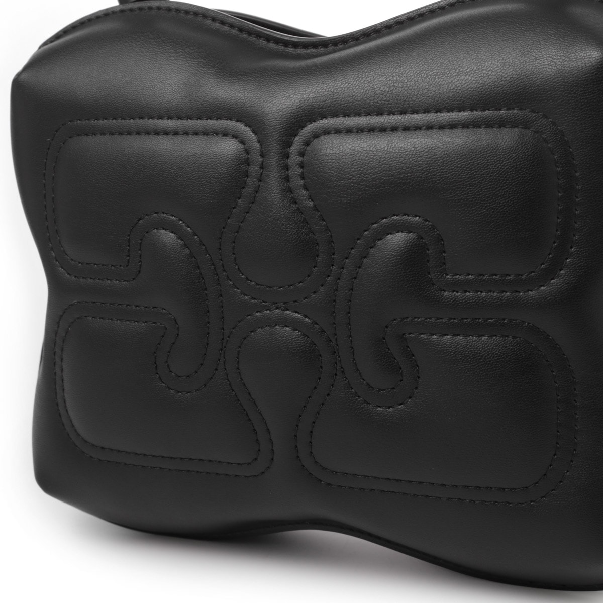 最終セール！新品【GANNI】ブラック BUTTERFLY TOP HANDLE Ganni - Black Butterfly Top Handle Handbag