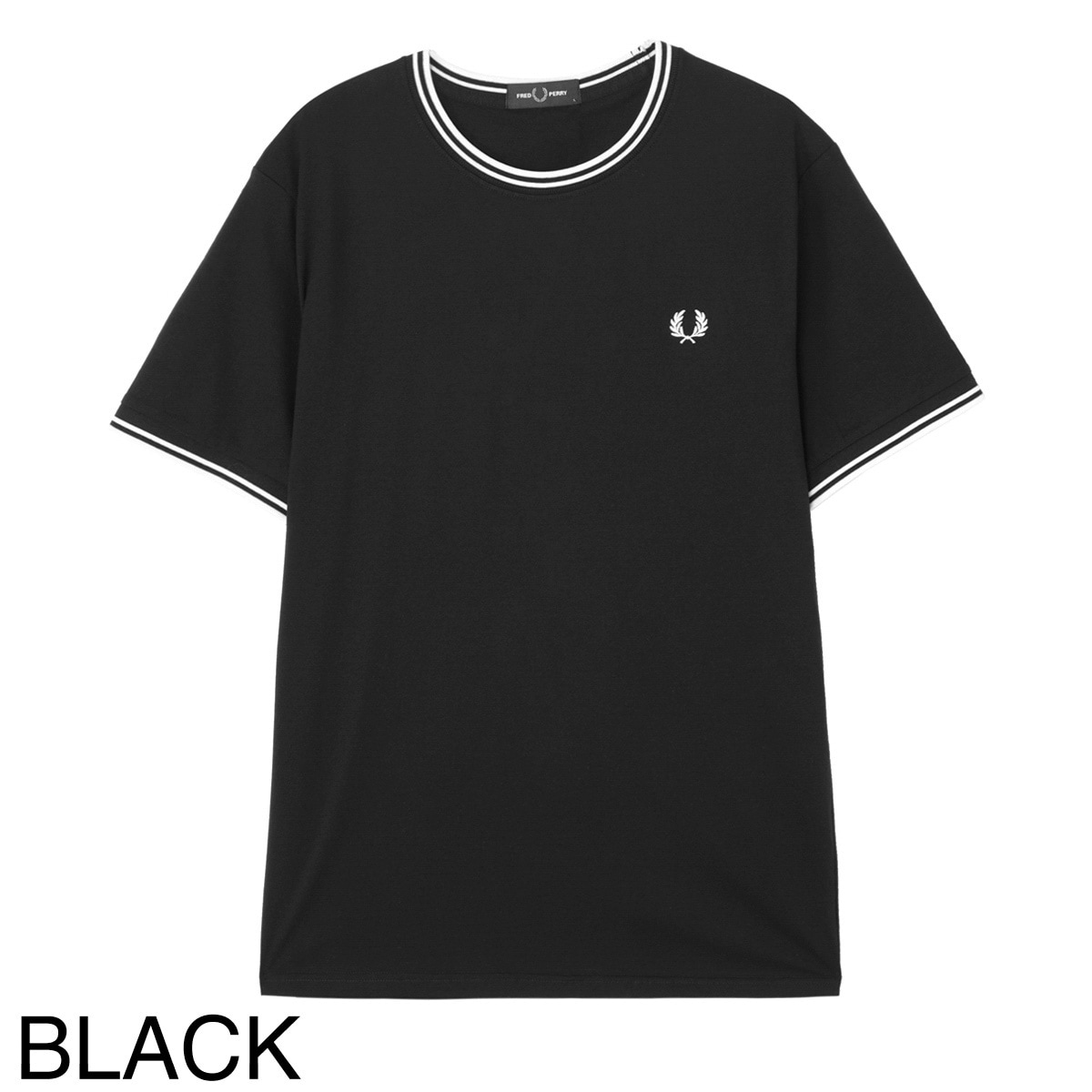 FRED PERRY フレッドペリー クルーネック半袖Tシャツ/M1588 メンズ