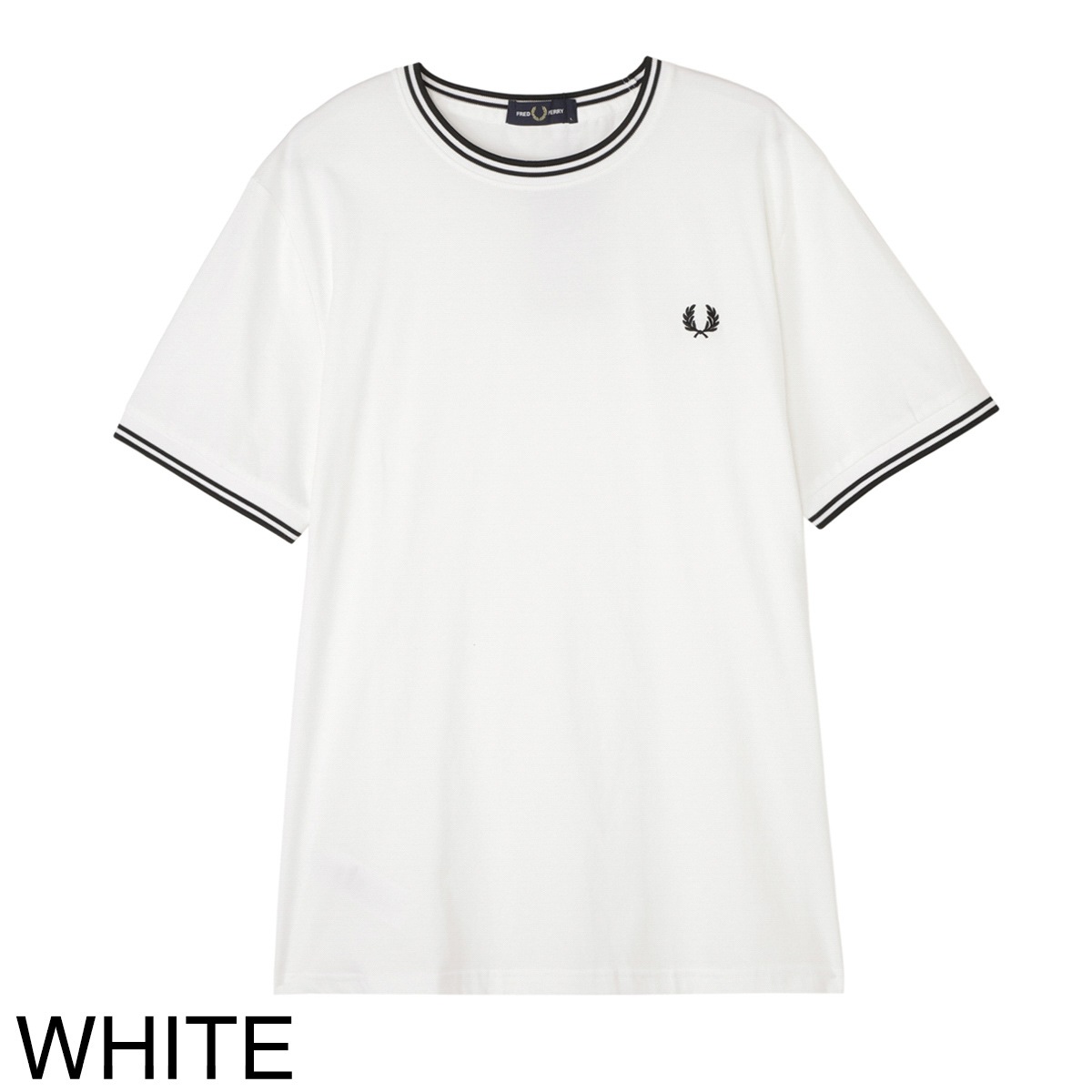 FRED PERRY フレッドペリー クルーネック半袖Tシャツ/M1588 メンズ