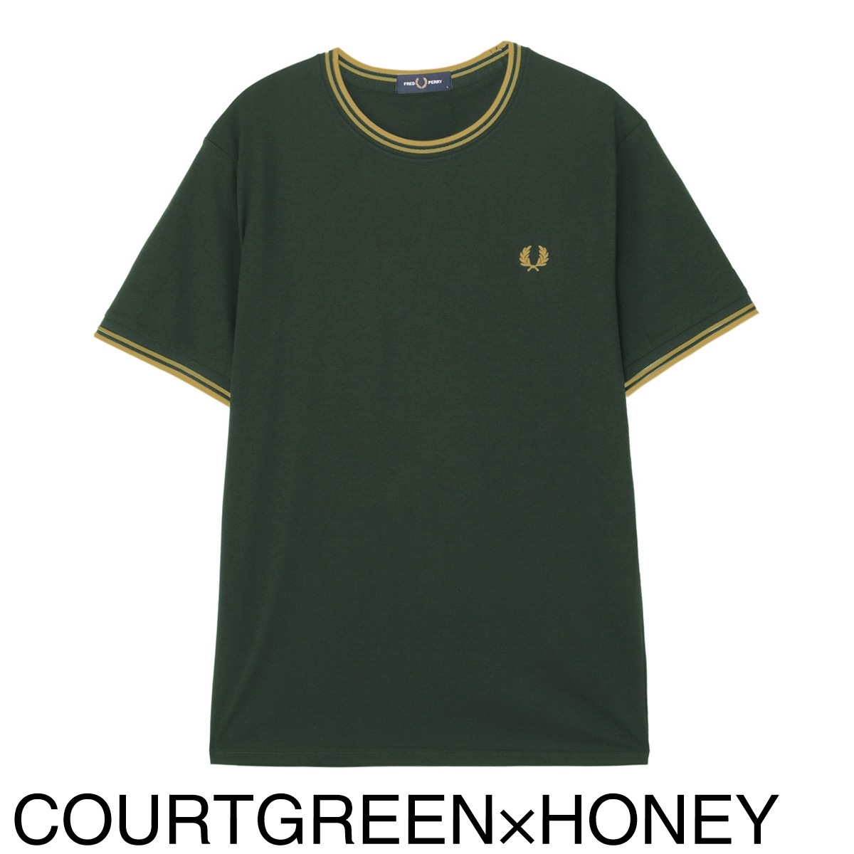 FRED PERRY フレッドペリー クルーネック半袖Tシャツ/M1588 メンズ