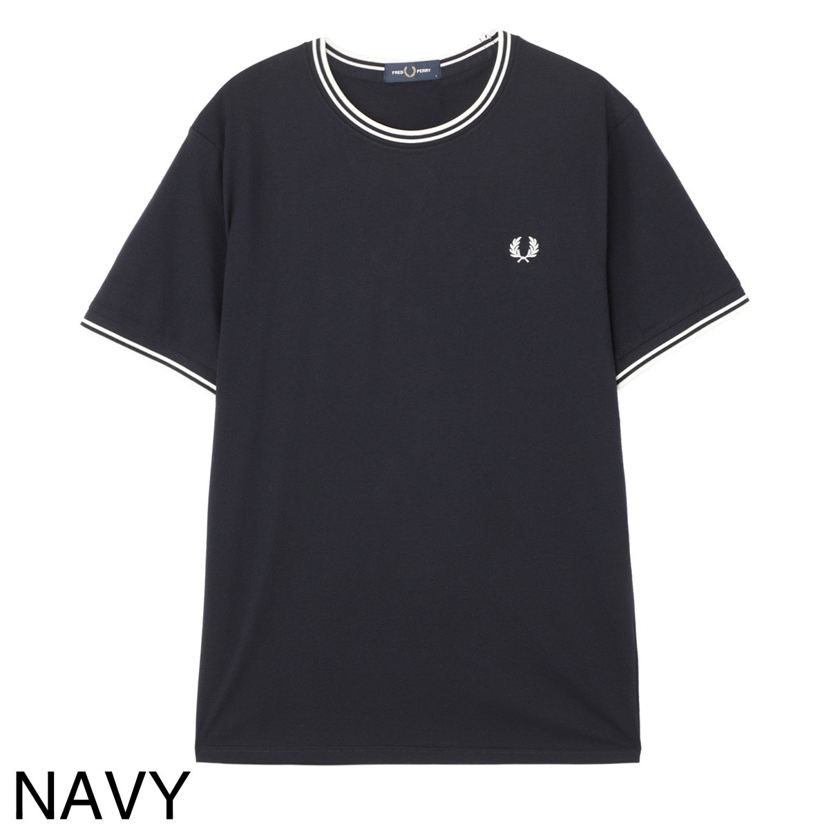 FRED PERRY フレッドペリー クルーネック半袖Tシャツ/M1588 メンズ