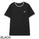 FRED PERRY フレッドペリー クルーネック半袖Tシャツ/M1588 メンズ